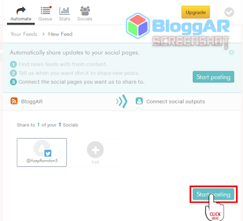 Cara Postingan Blog Terkirim Otomatis ke Sosial Media Twitter Baca ya :  Cara Postingan Blog Terkirim Otomatis ke Sosial Media Twitter