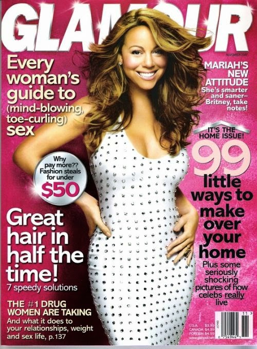 Mariah Carey Glamour Magazine photos