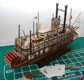 maqueta barco a vapor de ruedas