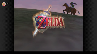 Ocarina of Time title screen as seen on the Switch