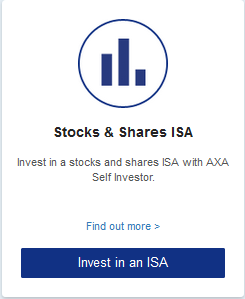 Stocks & Shares ISA  Invest in a stocks and shares ISA with AXA Self Investor.