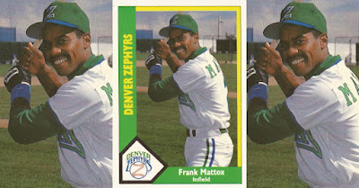 Frank Mattox 1990 Denver Zephyrs card