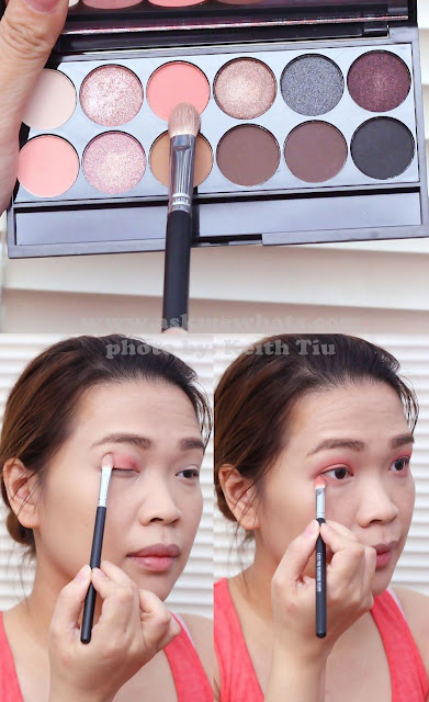 a photo of a Valentines Day Makeup tutorial using Sleek Oh So Special Palette