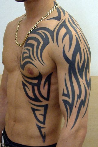 Tribal armband tattoos are Becoming more popular especially Among younger
