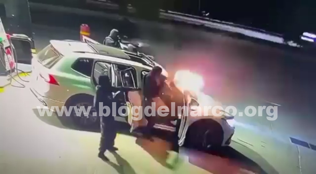 Video: Sicarios atacaron a Elementos de la Policía Municipal en una gasolinera de Ensenada, un elemento murió y otro fue herido