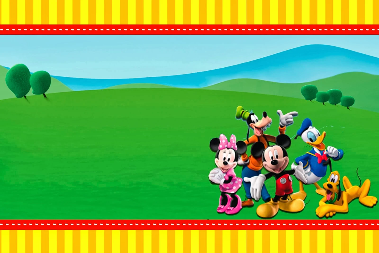 Free Mickey Clubhouse Invitations.