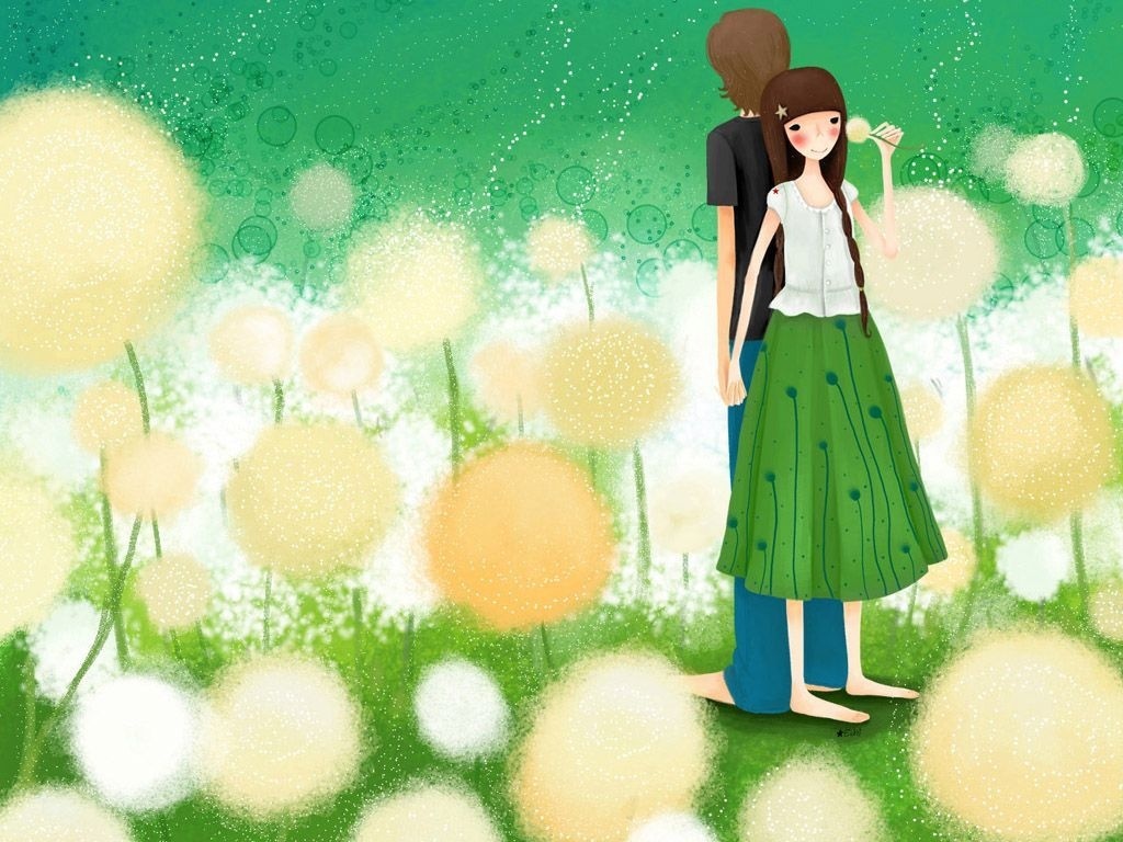 55 Wallpaper Kartun Cinta Romantis Terbaru Bangiz