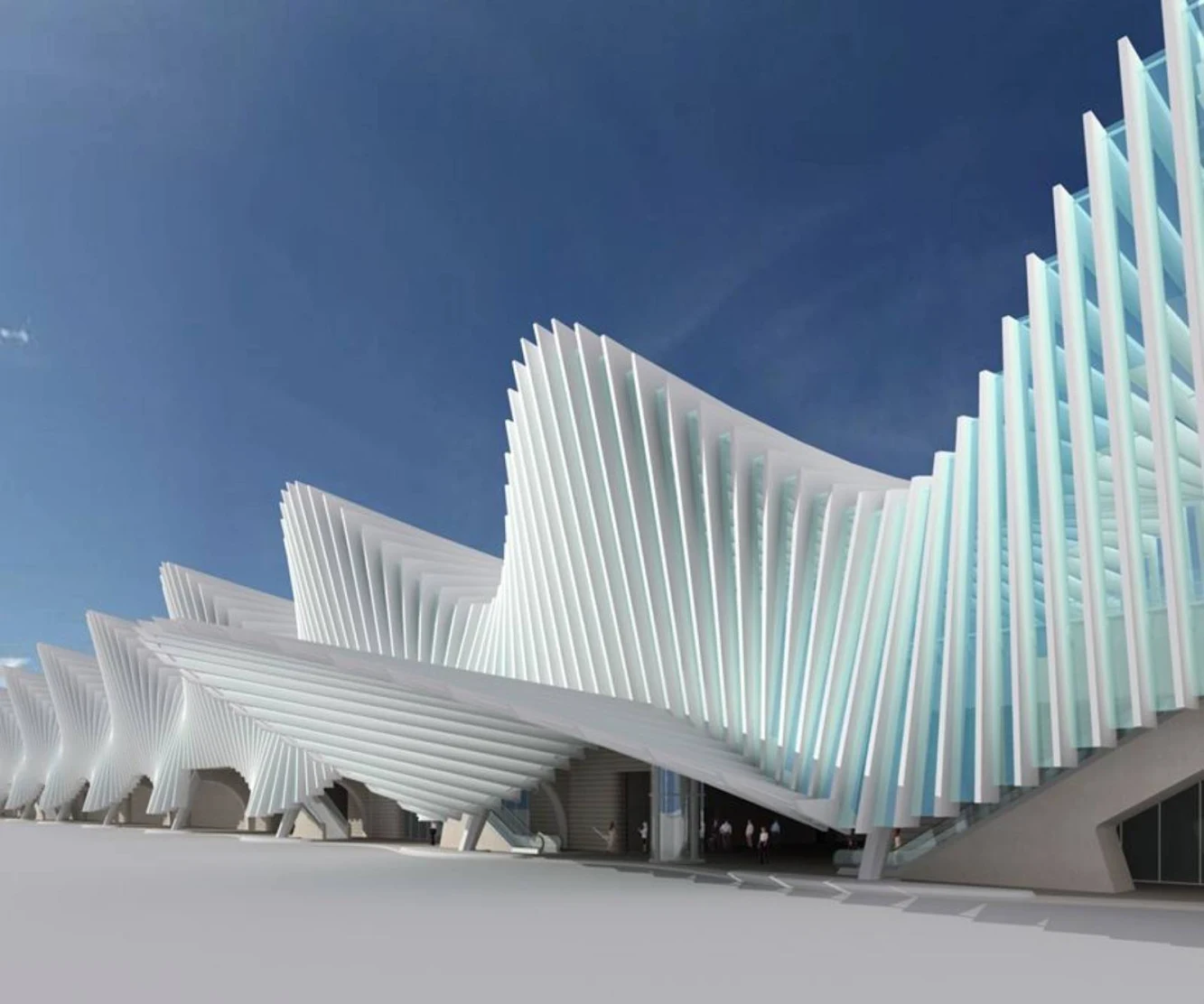 Mediopadana Station by Santiago Calatrava