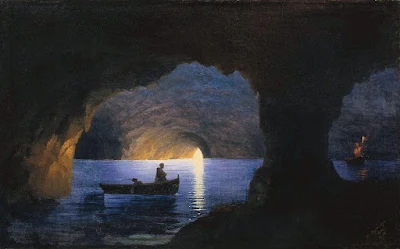 Azure Grotto, Naples (1841) painting Ivan Aivazovsky