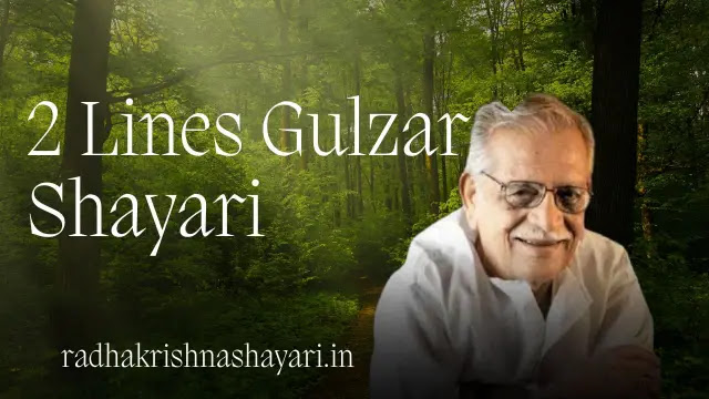 Gulzar Shayari In Hindi 2 Lines
