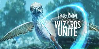 Wizards Unite, A griffin with a magic spell cast from a wand