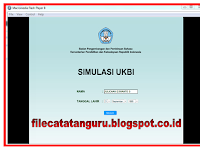 Download Software simulasi Uji Kompetensi Berbahasa Indonesia bagi semua guru