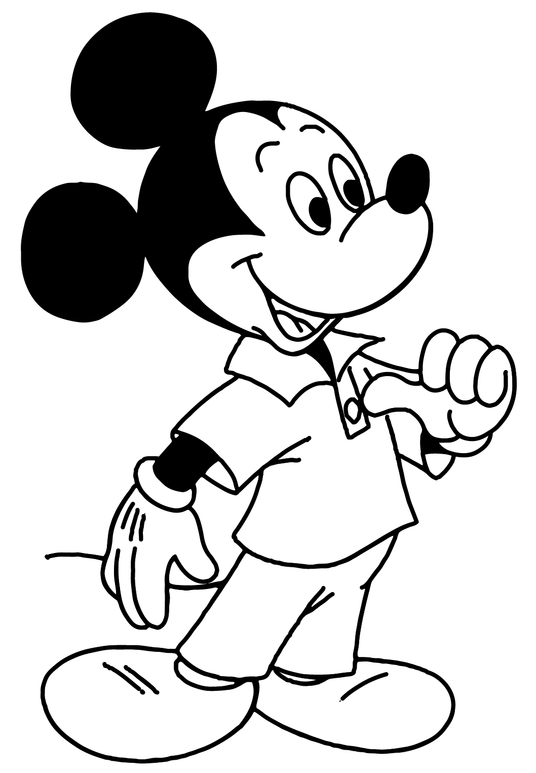Download Páginas para colorear originales Original coloring pages: Disney's Mickey Mouse coloring pages ...