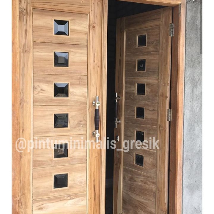 Jual Kusen Pintu Cendela Jati Minimalis Murah Gresik 