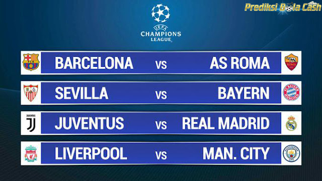 Hasil Drawing Perempat Final Liga Champions 2018