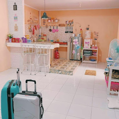 model meja dapur cor minimalis