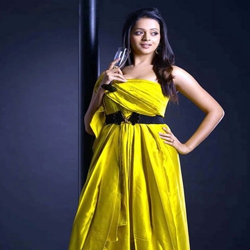 Bhavana sexy pics in yellow dress