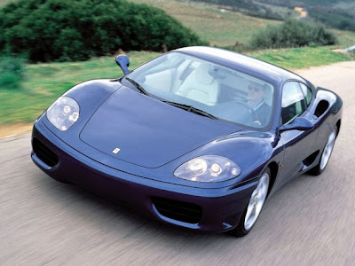 Ferrari 360 inside car Rental in Las Vegas 3