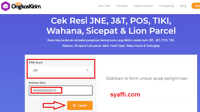 Cek Nomor Resi JNE dan Melacak Pengiriman JNE Terbaru