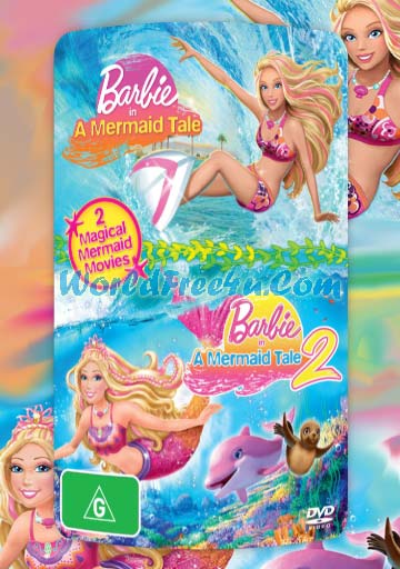 Poster Of Barbie in a Mermaid Tale Duology In Hindi English Dual Audio 300MB Compressed Small Size Pc movies Free Download Only At worldfree4u.com