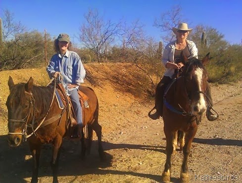 12-23-13 Celeste and kathie riding