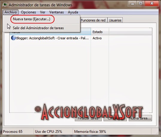 Volver a activar el proceso explorer.exe [Tutorial][Windows 7]