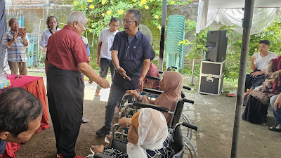 Anggota DPR RI Komisi VIII dapil Lombok , Rachmat Hidayat ajak stakeholder di NTB  peduli nasib disabilitas penderita Lumpuh Layu