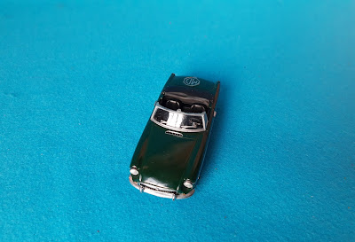 Miniatura de metal Carro MG Type GT B verde escuro , coleção del Prado 1:43  R$ 25,00