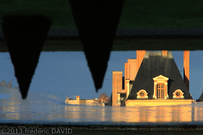 reflet château Fontainebleau Seine-et-Marne