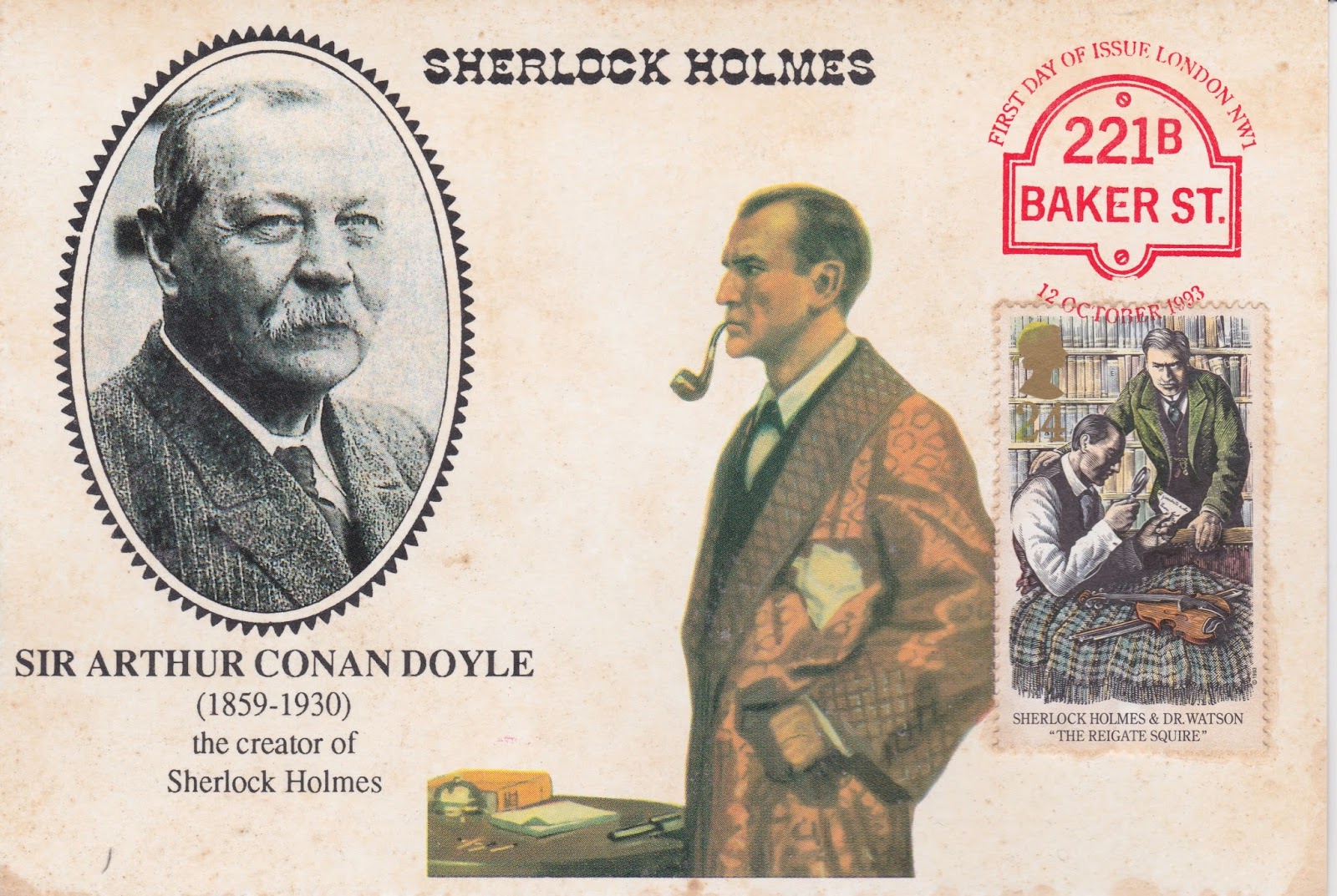 Holmes And Poirot In London シャーロック ホームズ生還100周年記念切手1 ライゲートの大地主 The Reigate Squires Holmes And Poirot In London シャーロック ホームズ生還100周年記念切手1 ライゲートの大地主 The Reigate Squires