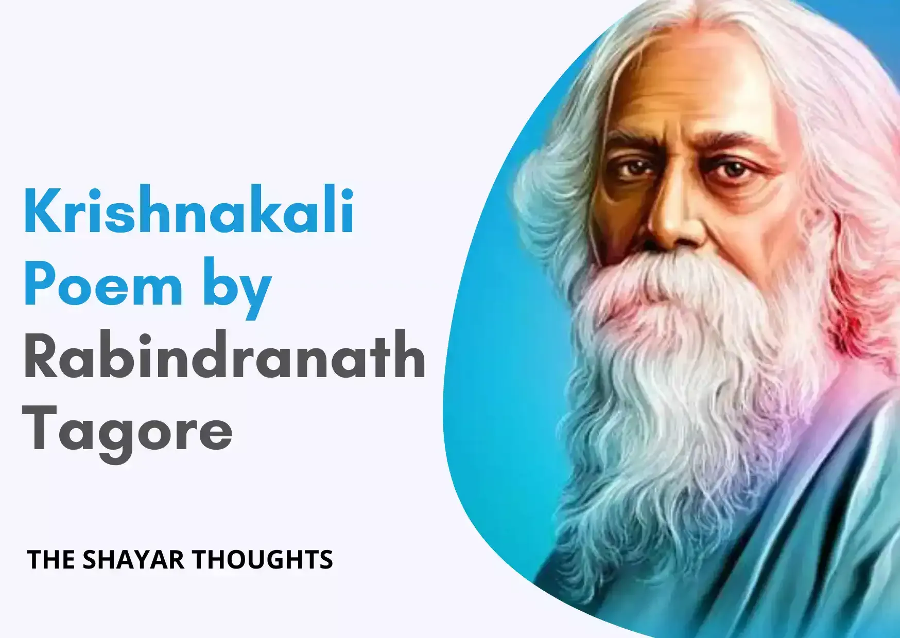 Krishnakali Poem by Rabindranath Tagore