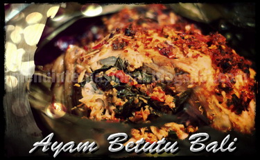  Cara  Membuat  Ayam  Bakar Betutu  Empuk dan Nikmat Resep  