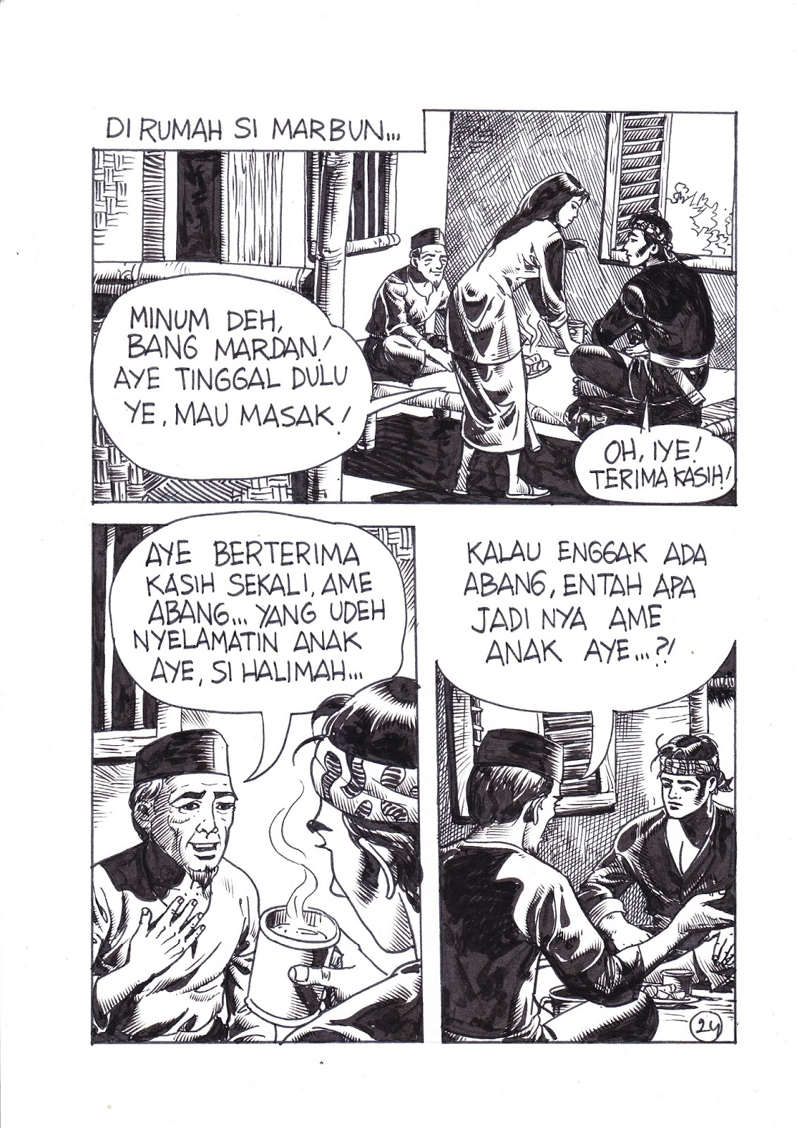 JAWARA DARI KULON - Komik Sejarah Betawi - Permainan Bocah