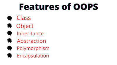 Features of oops