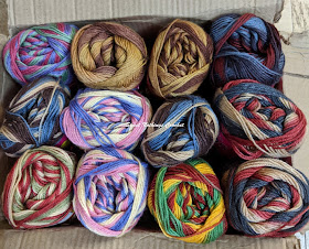 Sweet Nothings Crochet free crochet pattern blog, free crochet pattern for a cap or beanie, photo of the yarn,