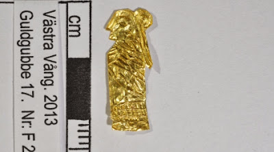 Viking-age 'gold men' unearthed in Sweden