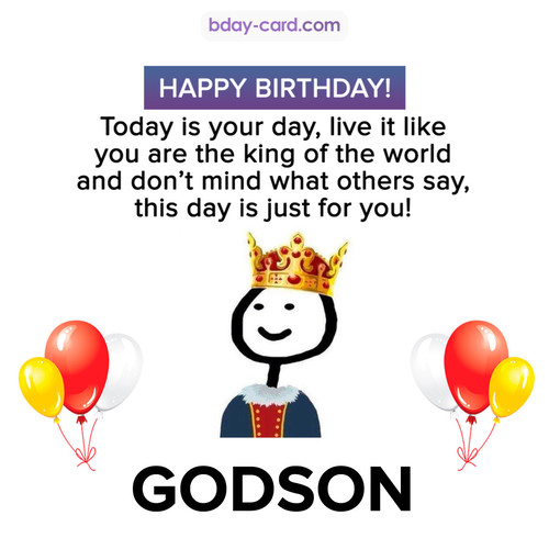 happy birthday godson gif