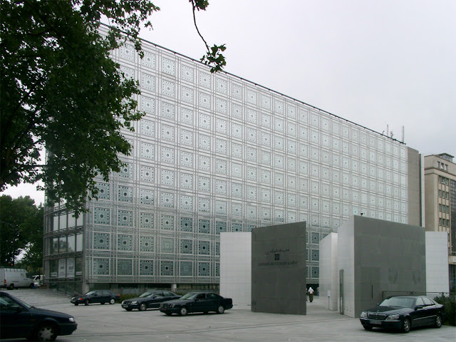 Institut du Monde Arabe, Arab World Institute, Rue des Fossés Saint-Bernard, Quartier Saint-Victor, 5th arrondissement, Paris