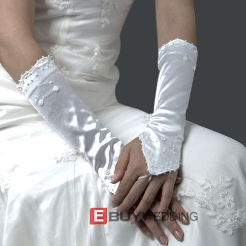 Wedding Gloves with Beading