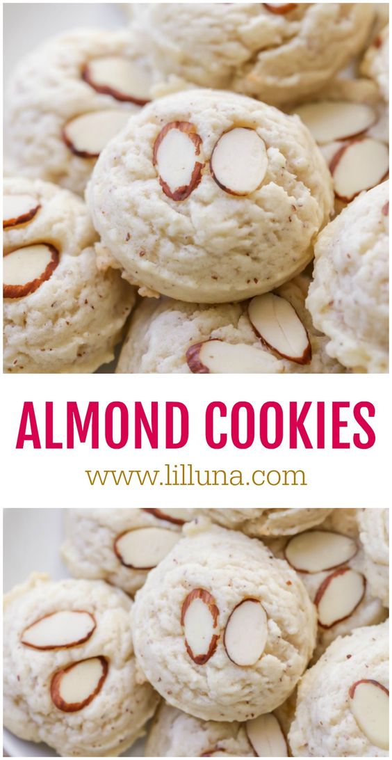 These Almond Cookies Are Not Only Soft And A Bit Chewy – But They’re Easy To Make And Are Full Of Flavor. With Hints Of Almond Through Out The Cookie, These Cookies Are Sure To Become A Family Favorite In No Time. These Almond Cookies Are Not Only Soft And A Bit Chewy – But They’re Easy To Make And Are Full Of Flavor. With Hints Of Almond Through Out The Cookie, These Cookies Are Sure To Become A Family Favorite In No Time.