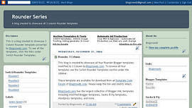 Rounders(01) - 3 colom blogger beta template