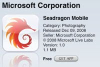 microsoft iPhone app seadragon mobile