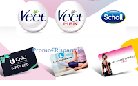 Con Scholl e Veet "Regalati un'esperienza" : Card CHILI, di Fitness e Relax come premio certo