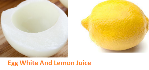 Egg White And Lemon Juice