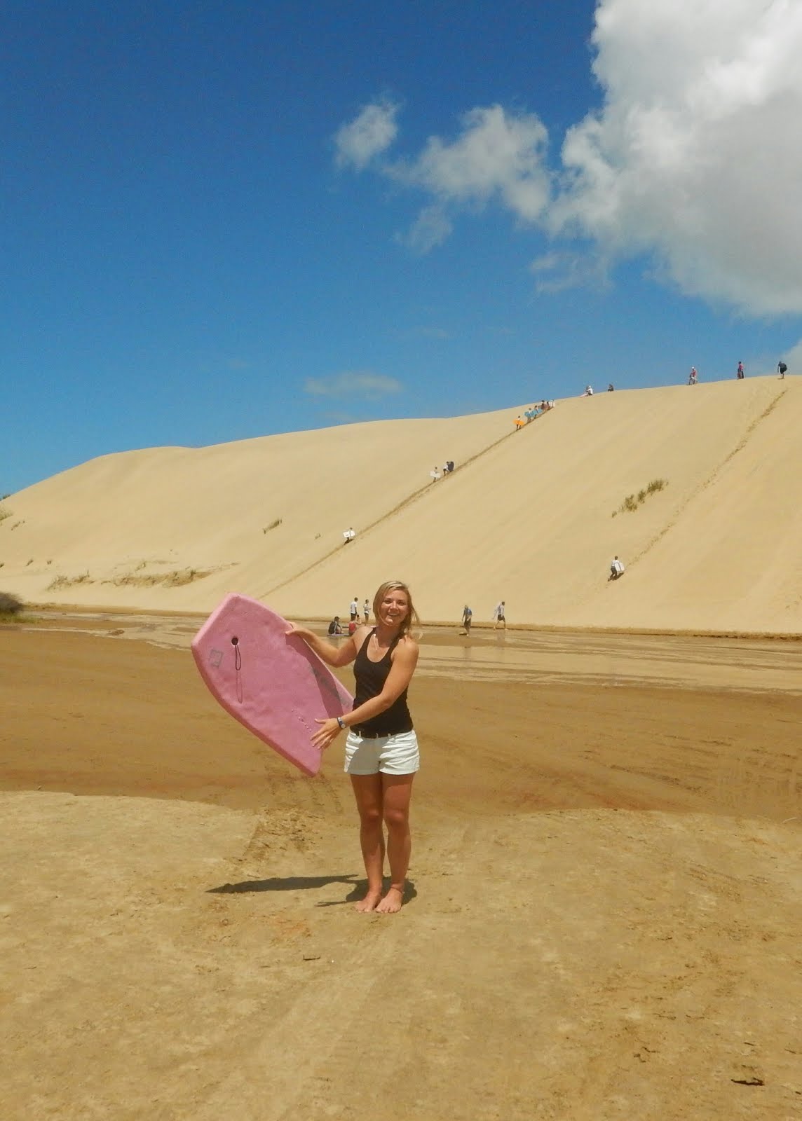 Sandboarding in Neuseeland