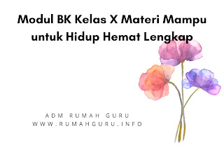 download modul bk sma contoh modul bk pdf materi bimbingan konseling sma kelas x