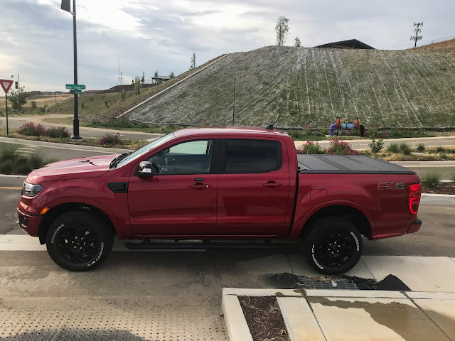 Side view of 2020 Ford Ranger Supercrew 4X4 Lariat