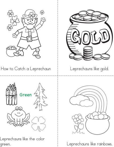 Happy St Patricks Day coloring page for kida