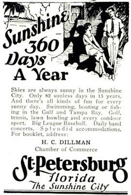 1926 St. Petersburg tourism ad