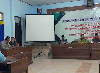 Bentuk Sinergitas TNI-Polri,  Bhabinkamtibmas dan Babinsa Banguncipto Monitoring Penjaringan Dan Penyaringan Pamong Kalurahan